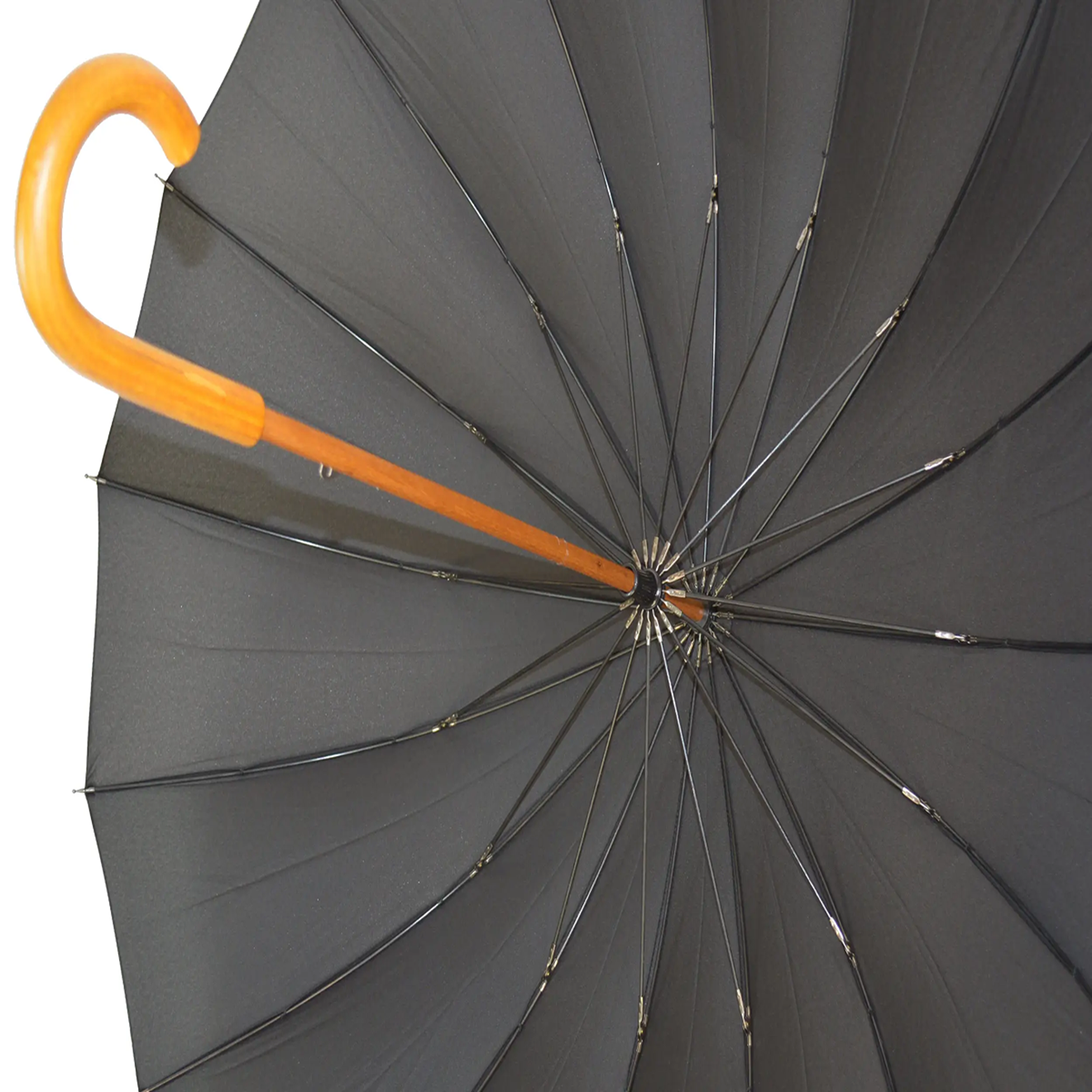 Tasker & Shaw | Luxury Menswear | Gents Manual 16 rib Stick Umbrella