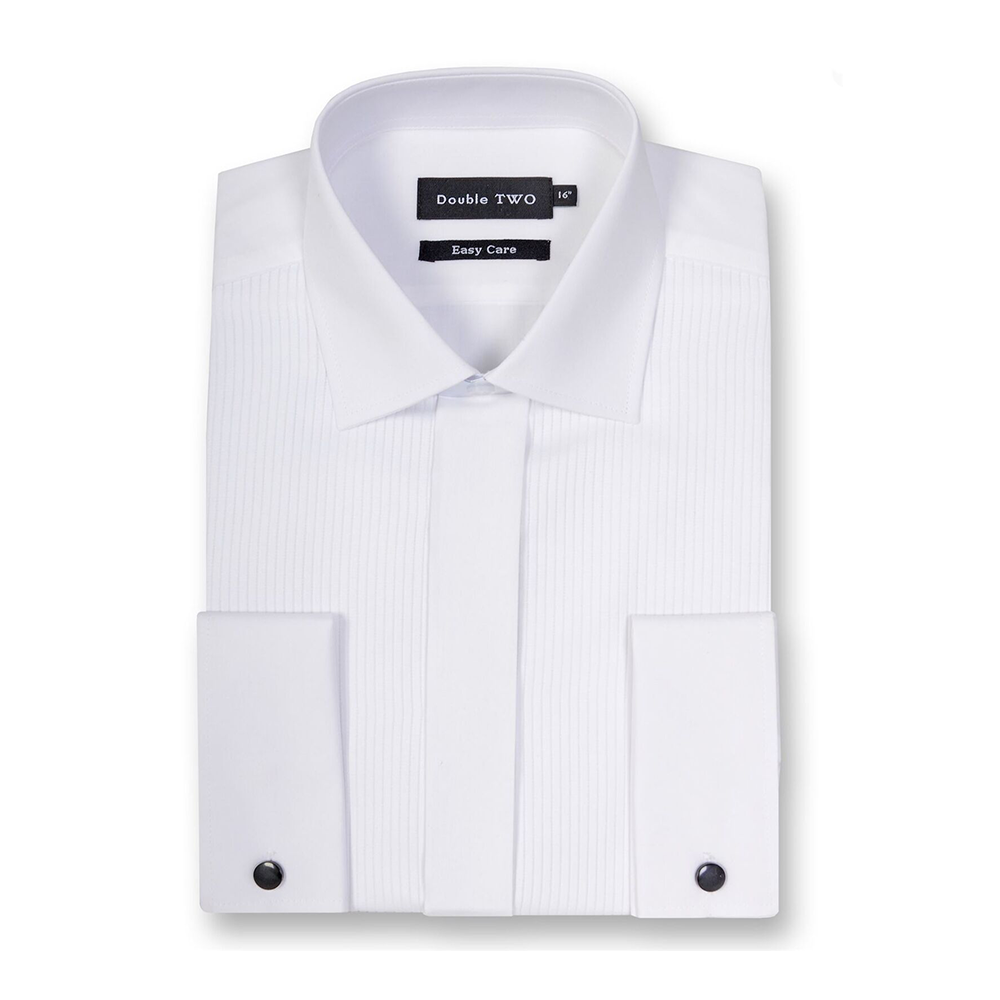 Tasker & Shaw | Luxury Menswear | CLASSIC FIT RIBBED PIQUÉ EVENING DRESS SHIRT