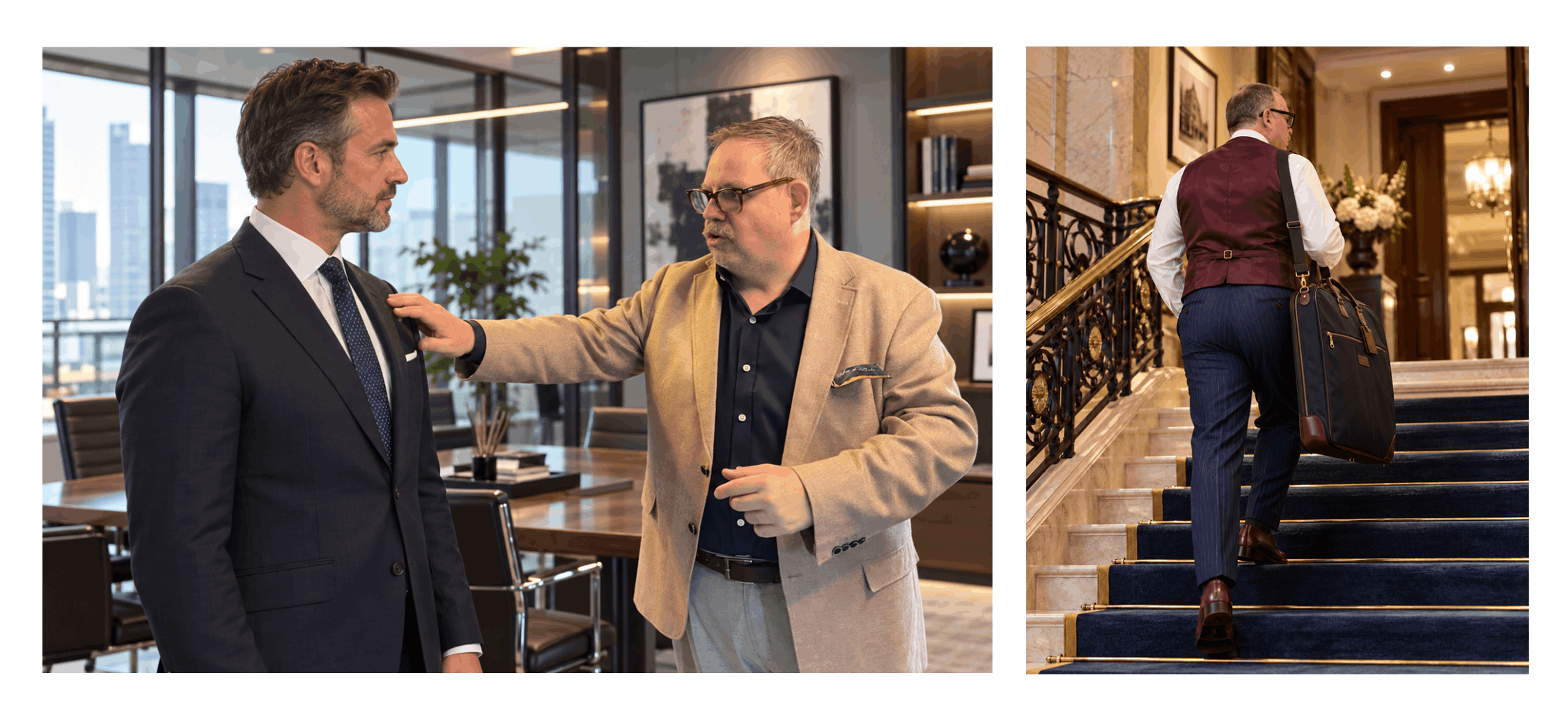 Travelling Tailoring by Tasker & Shaw | The Tasker & Shaw experience comes to you.