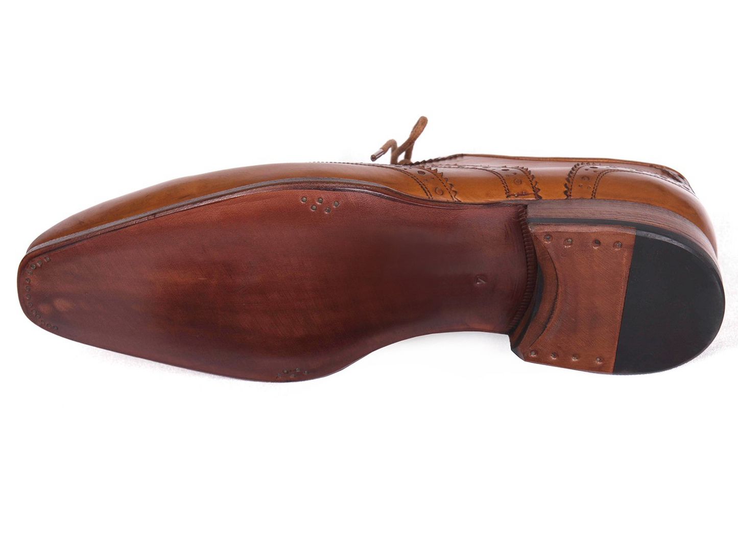 Wingtip Oxfords Cognac, Handmade to order.
