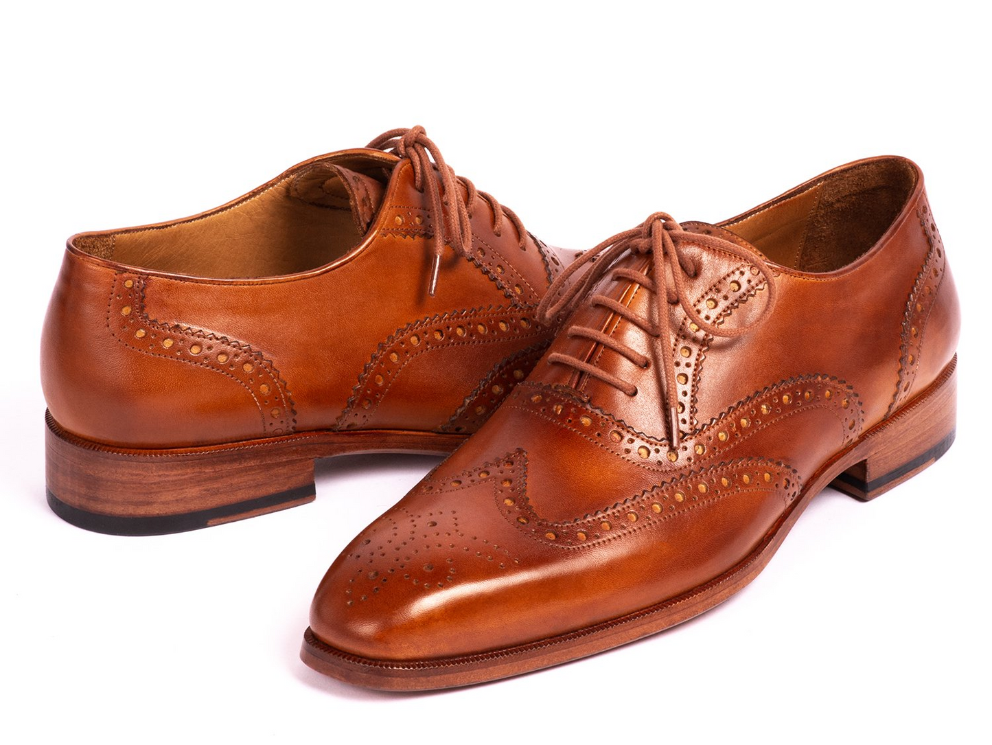 Wingtip Oxfords Mid Brown, Handmade to order.