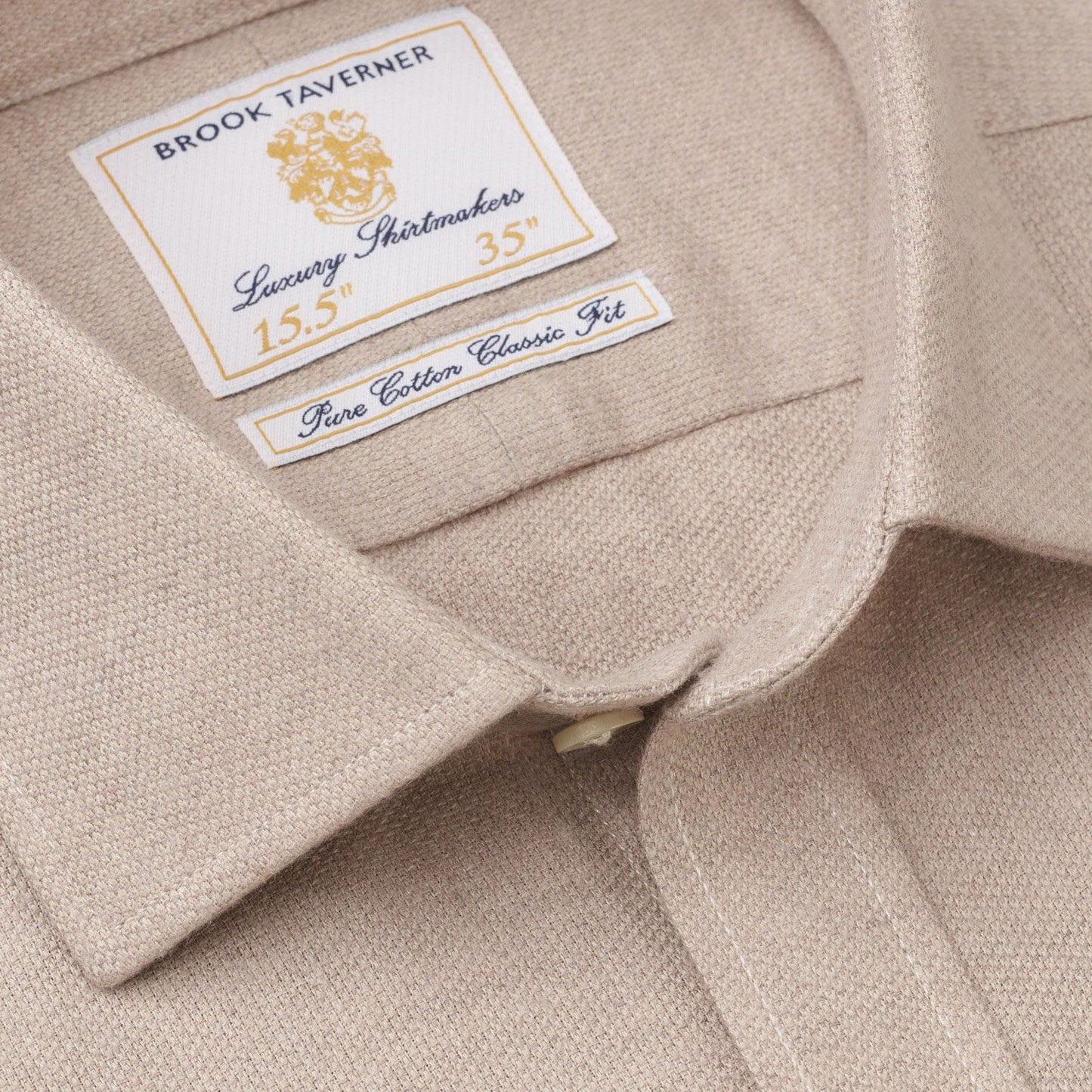 Supersoft Cotton Melange Shirt (Sand)