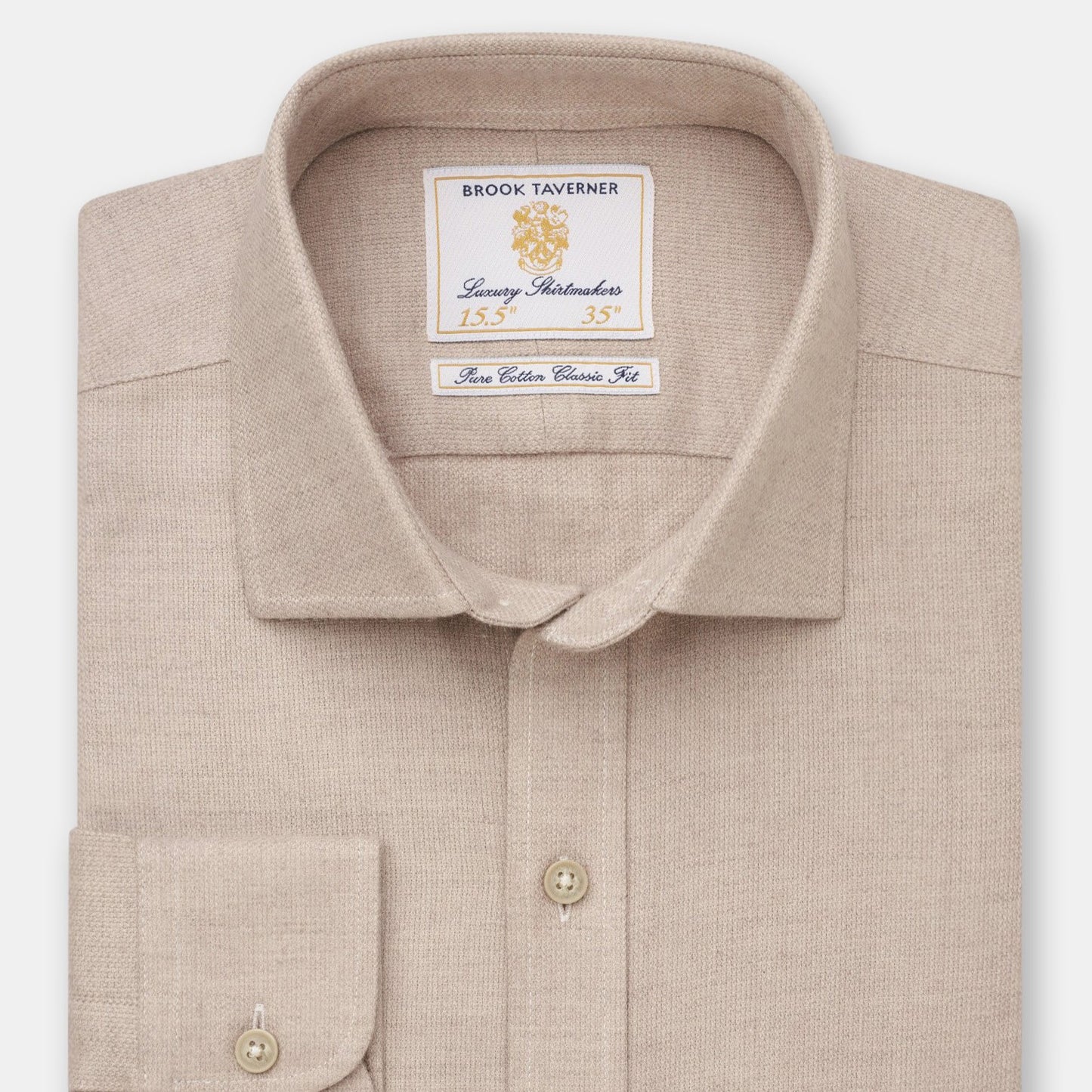 Supersoft Cotton Melange Shirt (Sand)