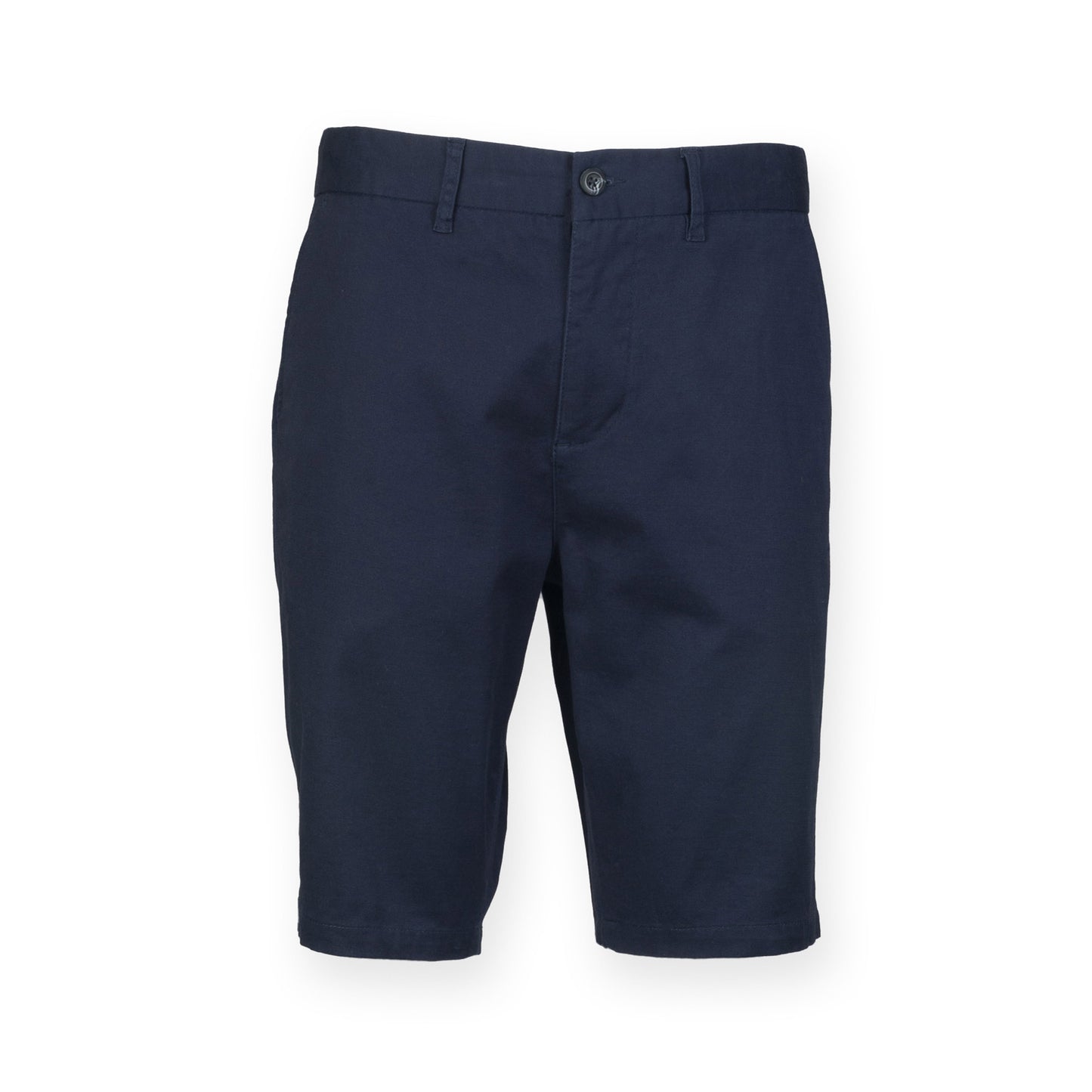 Flat fronted chino shorts | Navy