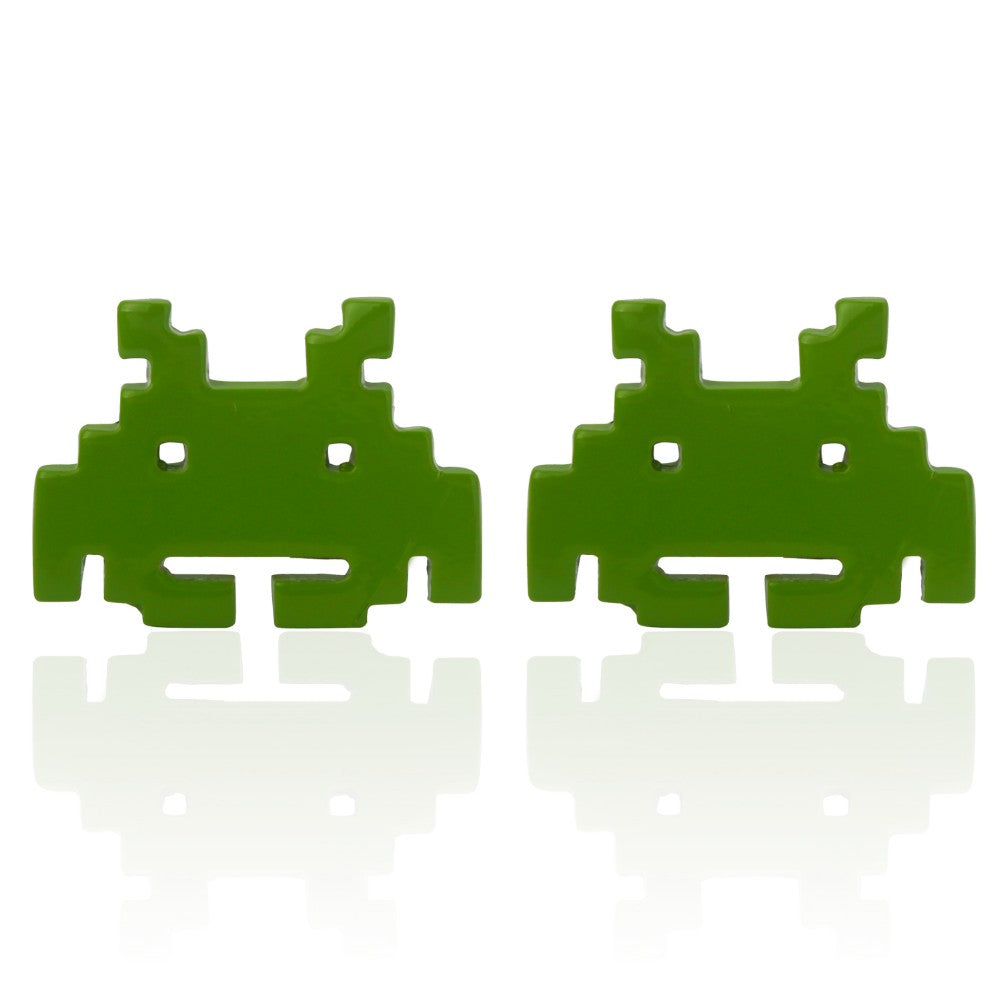 Tasker & Shaw | Luxury Menswear | Green aliens cufflinks
