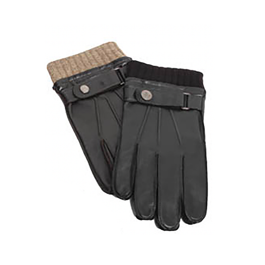 Tasker & Shaw | Luxury Menswear | Rib cuff 3 point gloves