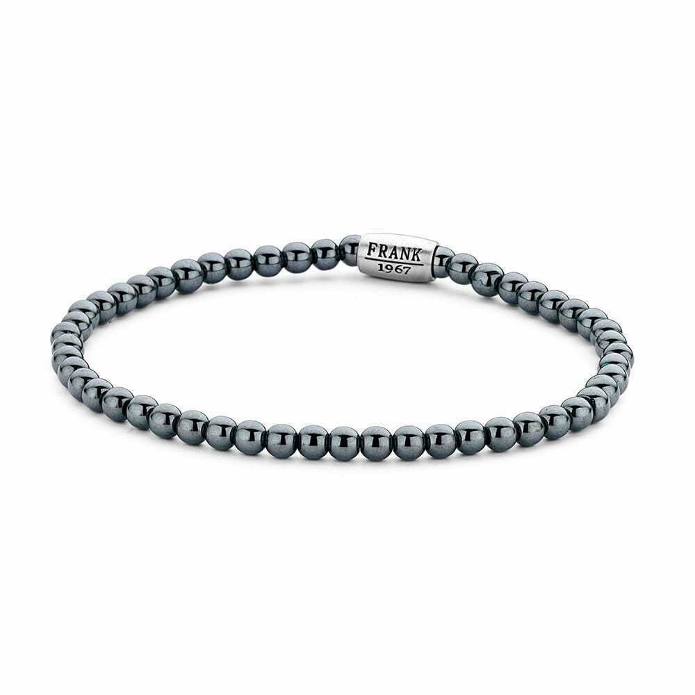 Tasker & Shaw | Luxury Menswear | Grey hematite bead bracelets for men