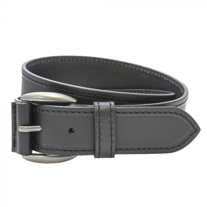 Tasker & Shaw | Luxury Menswear | 40mm Stitched Edge Leather, Jeans Belt