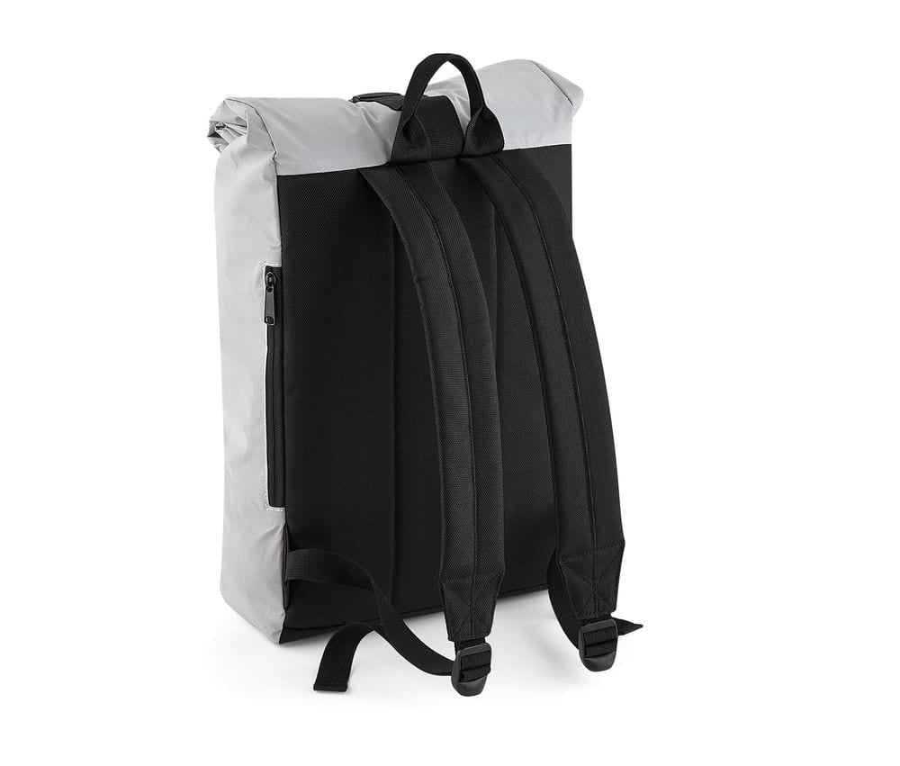 Tasker & Shaw | Luxury Menswear | Reflective rolltop backpack