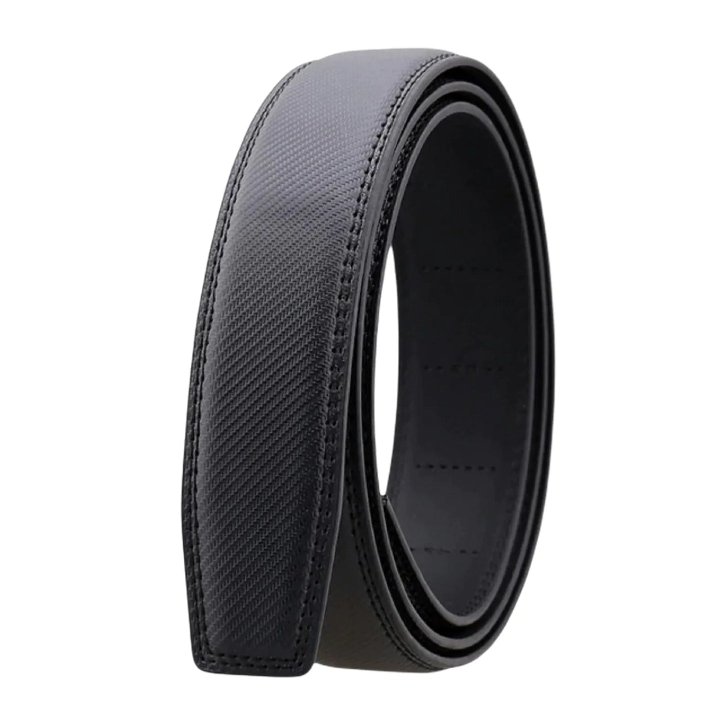 Tasker & Shaw | Luxury Menswear | Dark Chrome Ratchet belt