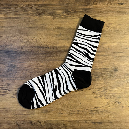 Tasker & Shaw | Luxury Menswear | Zebra Socks