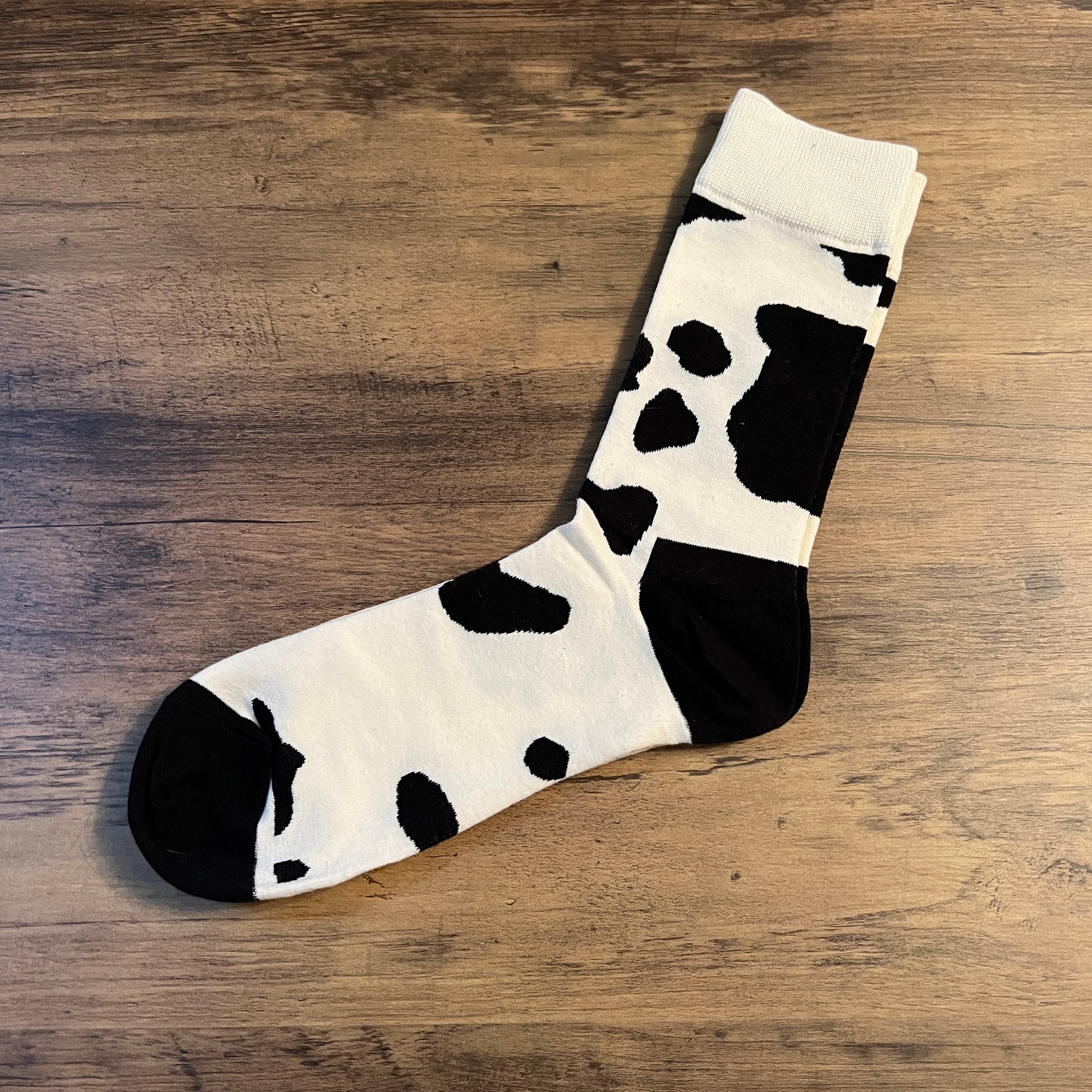 Tasker & Shaw | Luxury Menswear | Cow Print Socks