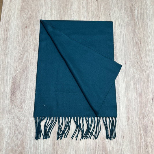 Tasker & Shaw | Luxury Menswear | Cashmink scarf - Teal