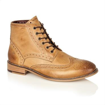 Tasker & Shaw | Luxury Menswear | Clyde Boot Tan