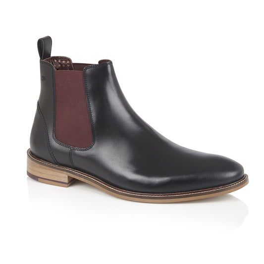 Tasker & Shaw | Luxury Menswear | Chelsea Boot: Black