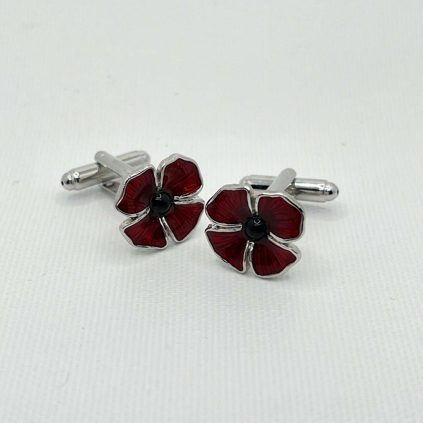 Tasker & Shaw | Luxury Menswear | Poppy cufflinks