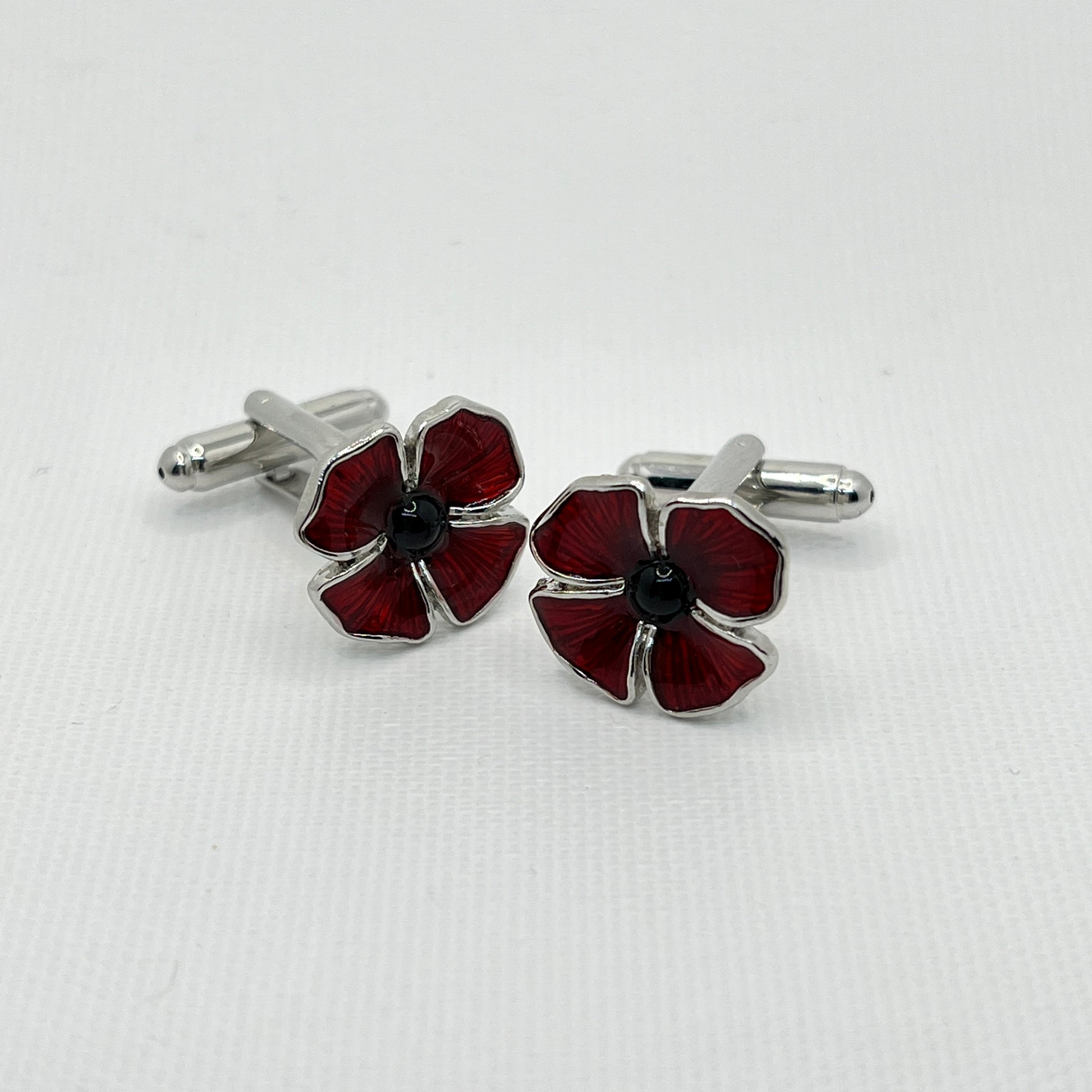 Tasker & Shaw | Luxury Menswear | Poppy cufflinks