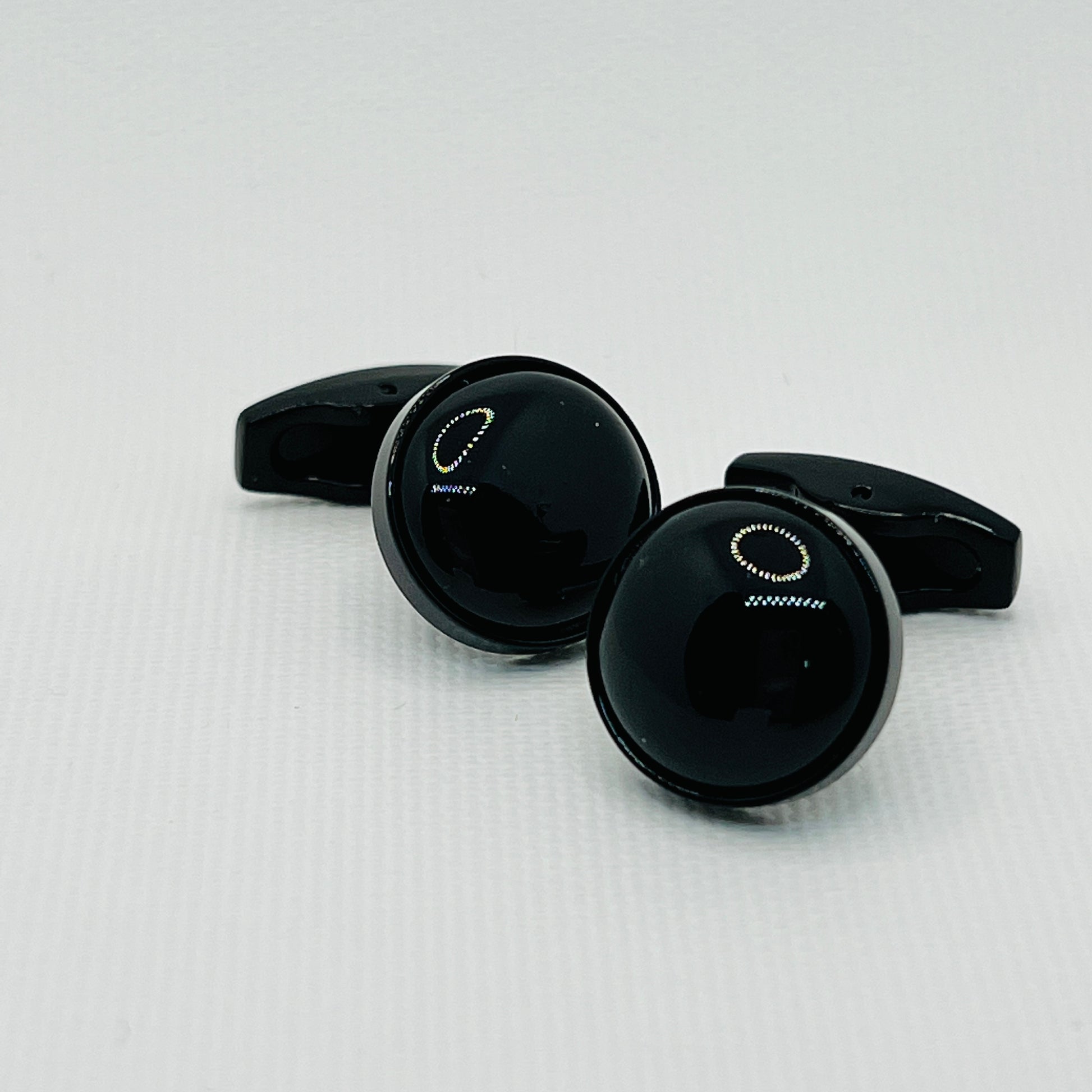 Tasker & Shaw | Luxury Menswear | Blackest Black Cufflinks