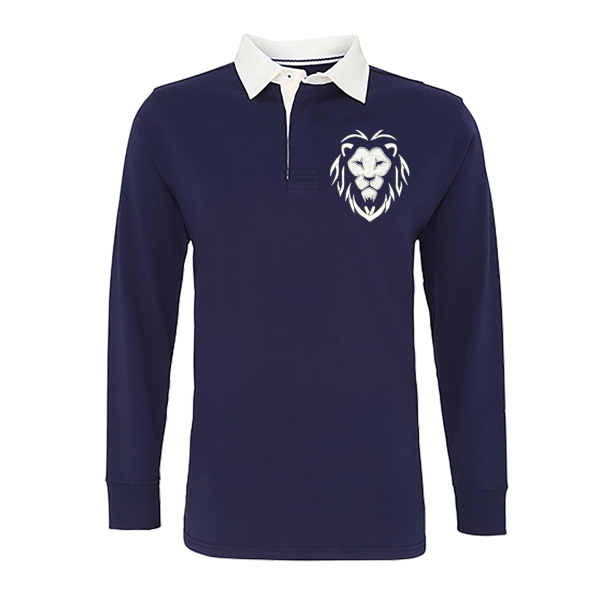 Tasker & Shaw | Luxury Menswear | Lionheart Rugby Shirt With Oversized Logo