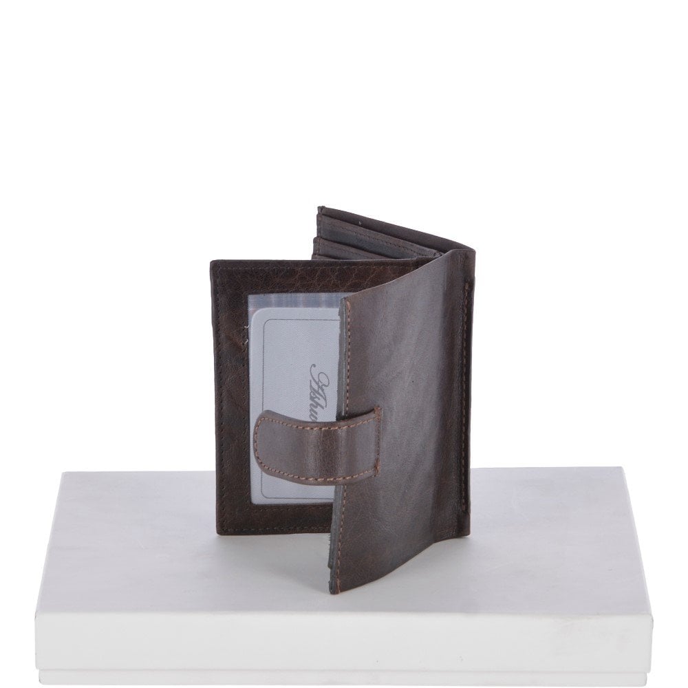 Tasker & Shaw | Luxury Menswear | Luxury leather note and coin 6 card billfold wallet