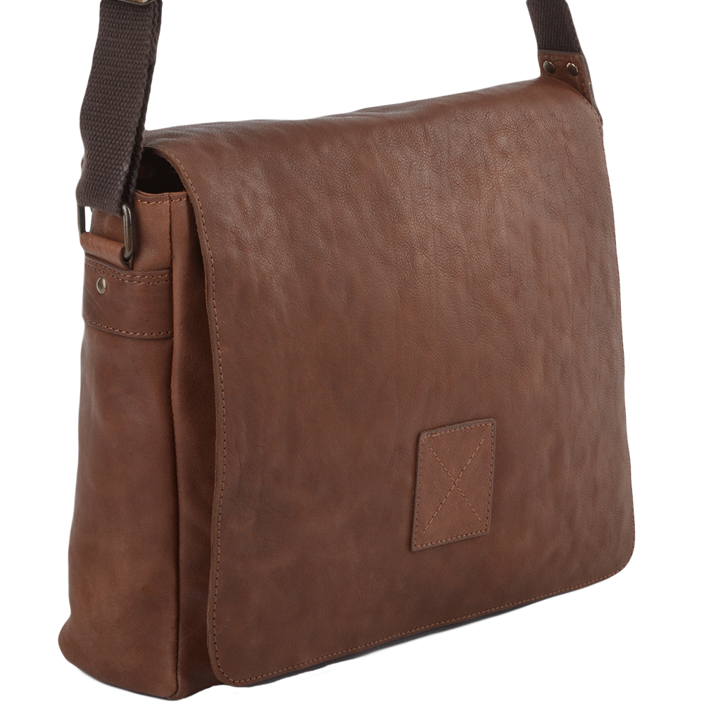 Pedro Five Pocket Carry All Leather Messenger Bag – Tasker & Shaw