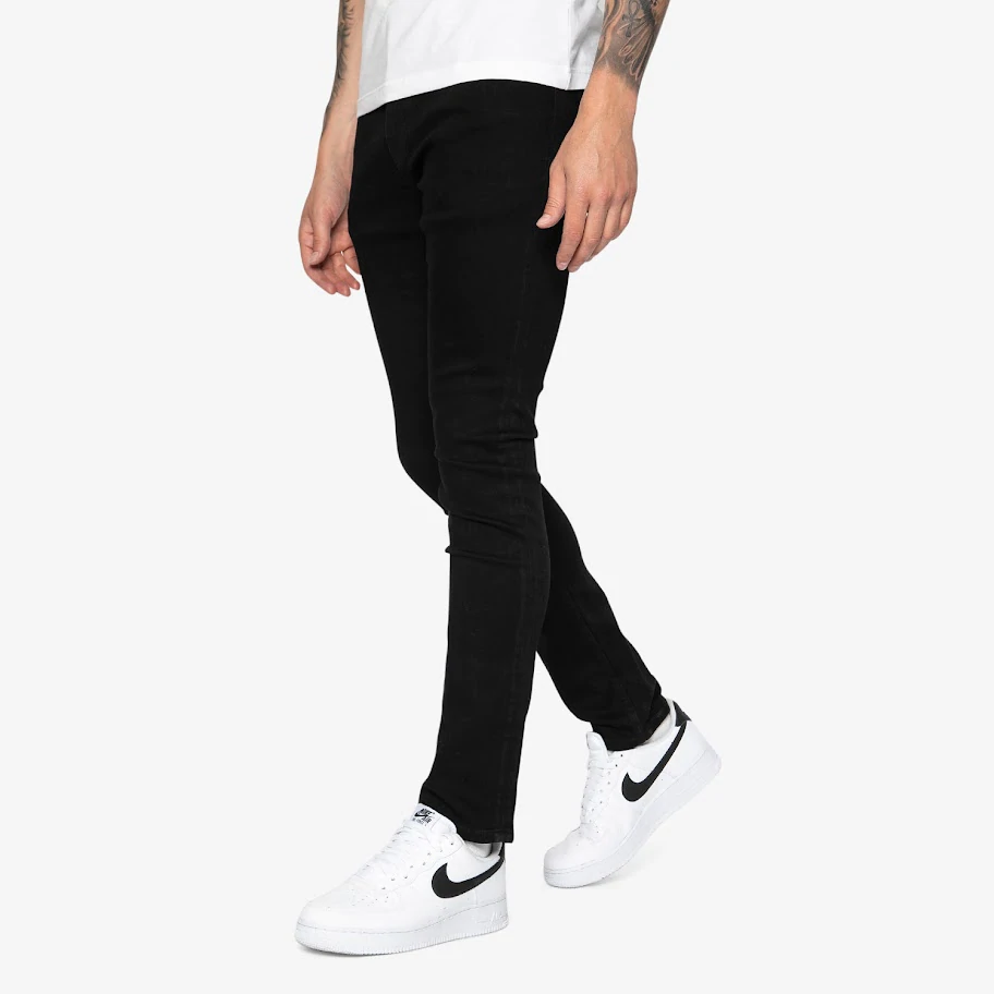 Tasker & Shaw | Luxury Menswear | Slim fit FLXTREME Flex Jeans in Black
