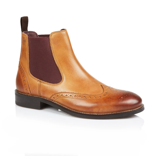 Tasker & Shaw | Luxury Menswear | Outback Chelsea Boot: Tan