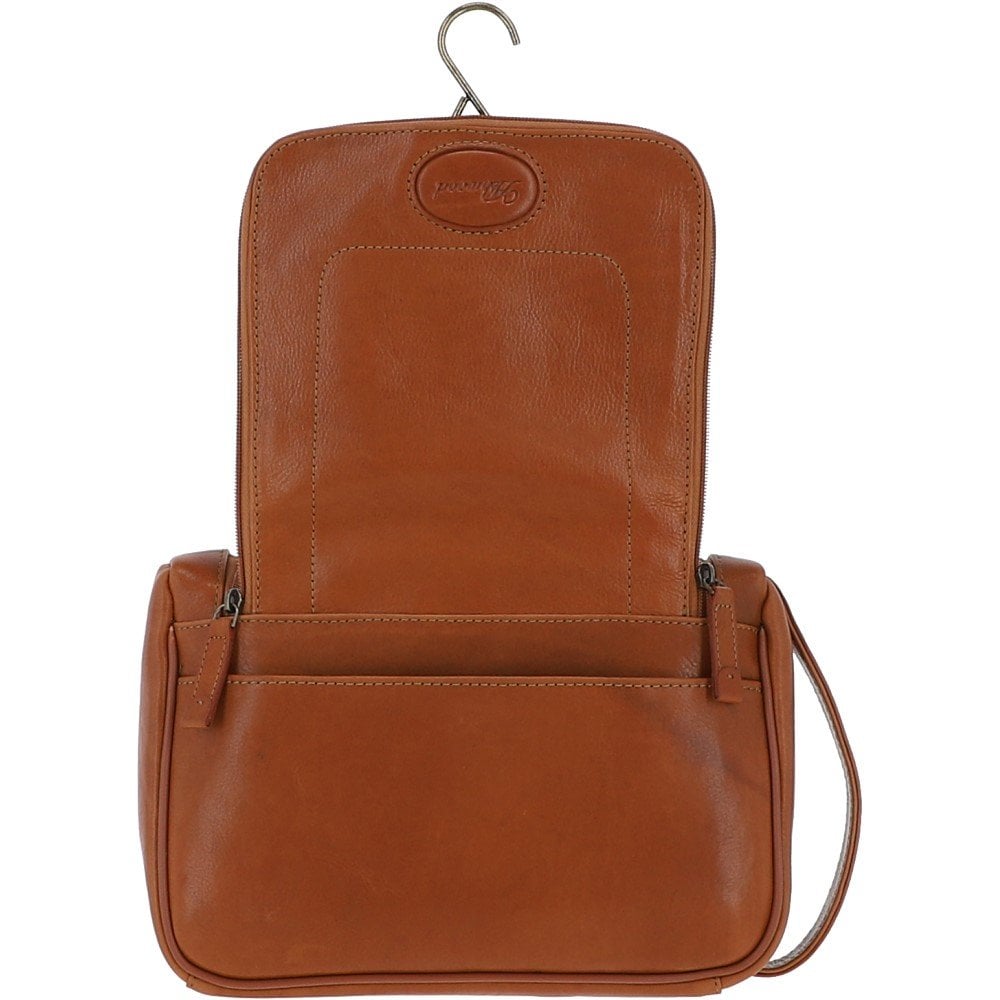 Tasker & Shaw | Luxury Menswear | Mayfair hanging leather washbag
