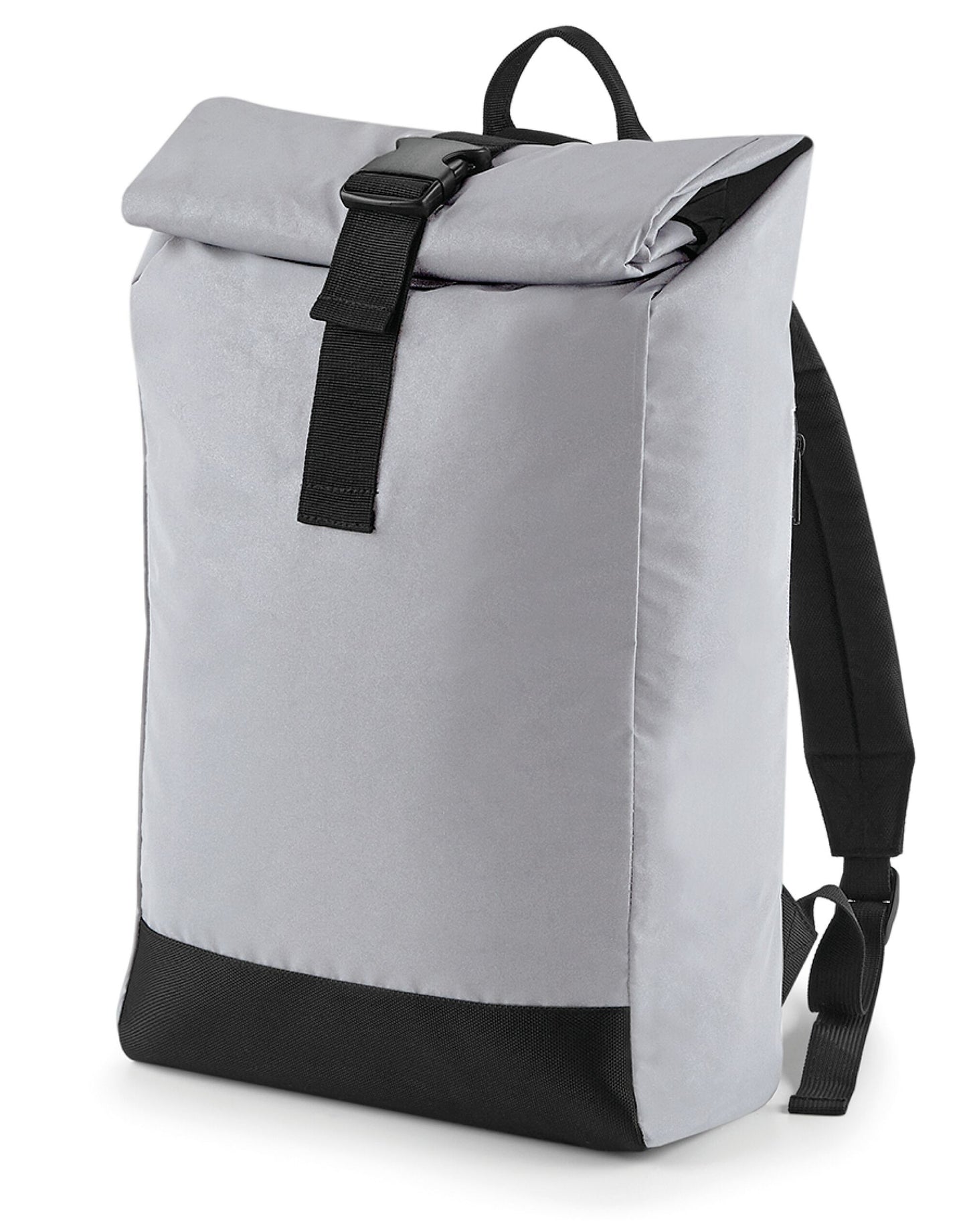 Tasker & Shaw | Luxury Menswear | Reflective rolltop backpack