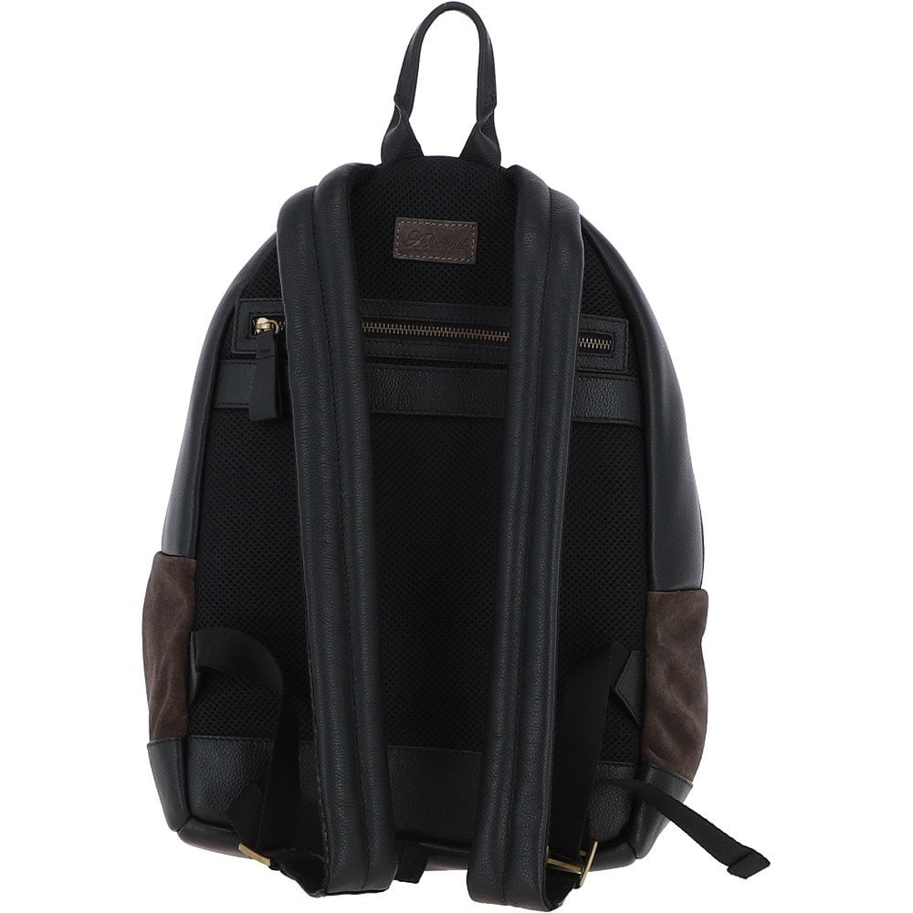 Tasker & Shaw | Luxury Menswear | Tucker luxury suede & leather backpack